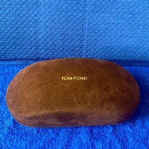 Tom Ford sunglasses case velvet brown
